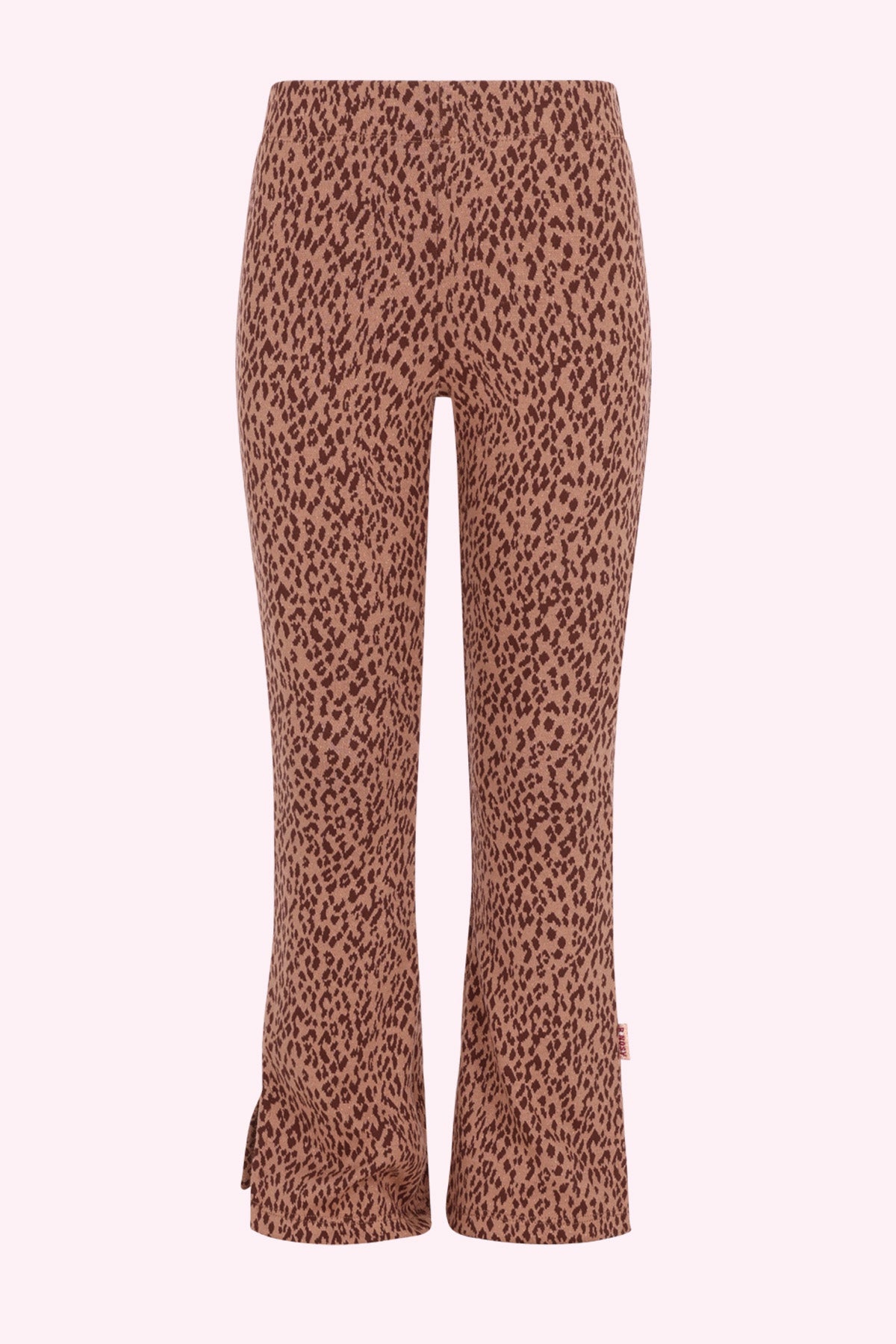 B.Nosy Phae Uitlopende Broek Bruin Panterprint