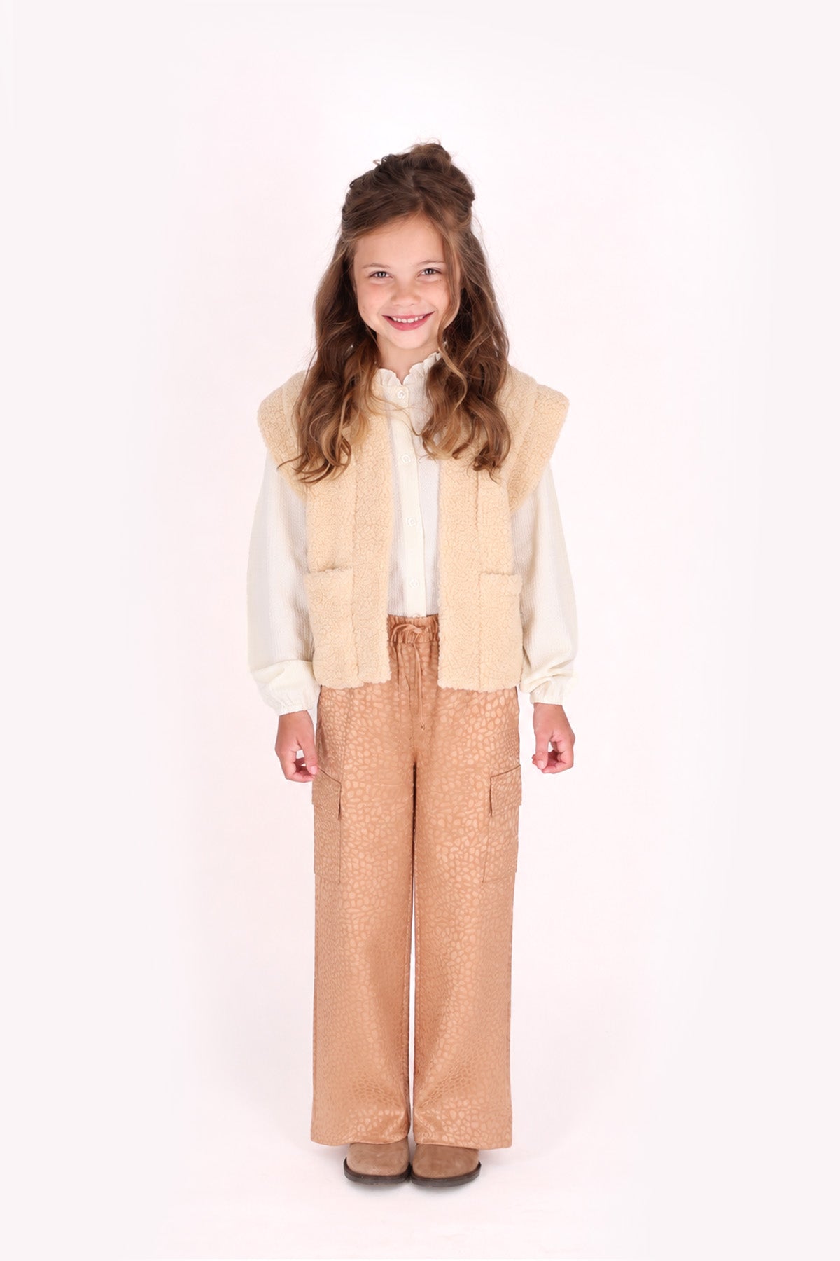 B.Nosy Pinky Cargo Broek Bruin
