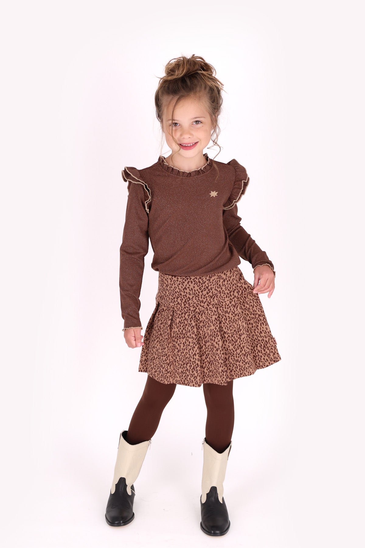 B.Nosy Rikky Rok Bruin panterprint