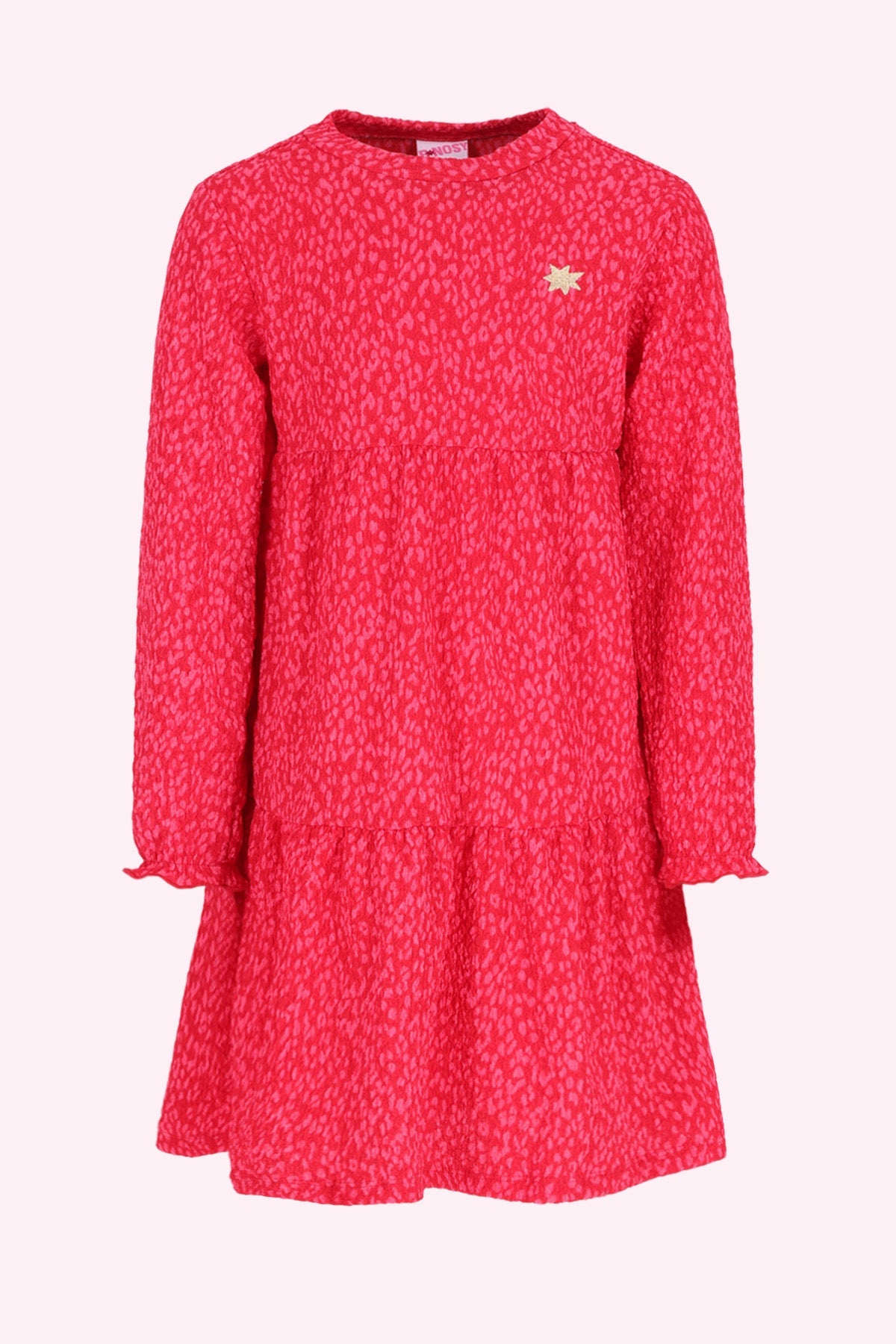 B.Nosy Dee Jurk Roze Panterprint