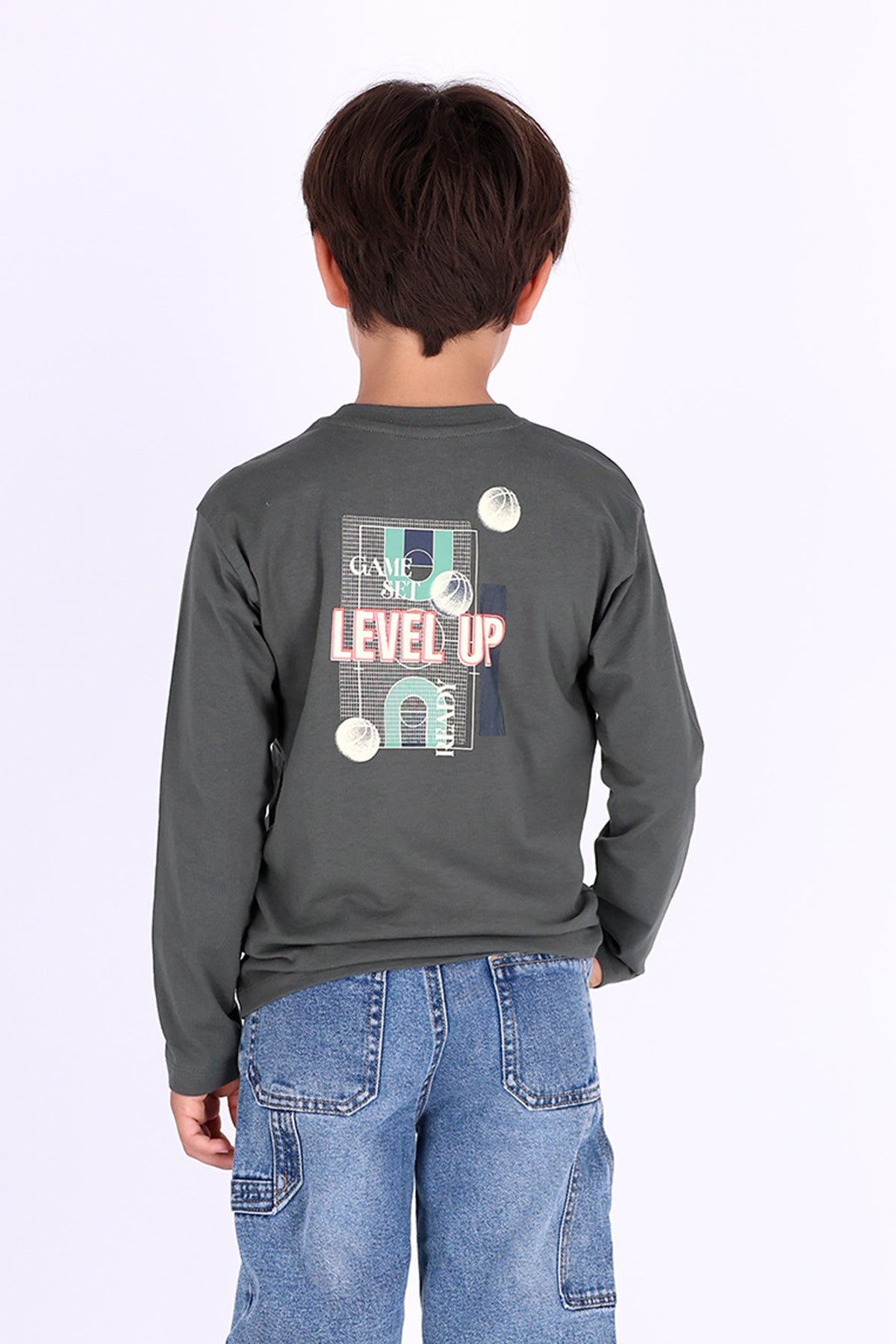 Theo Lange Mouwen Shirt Donkergroen