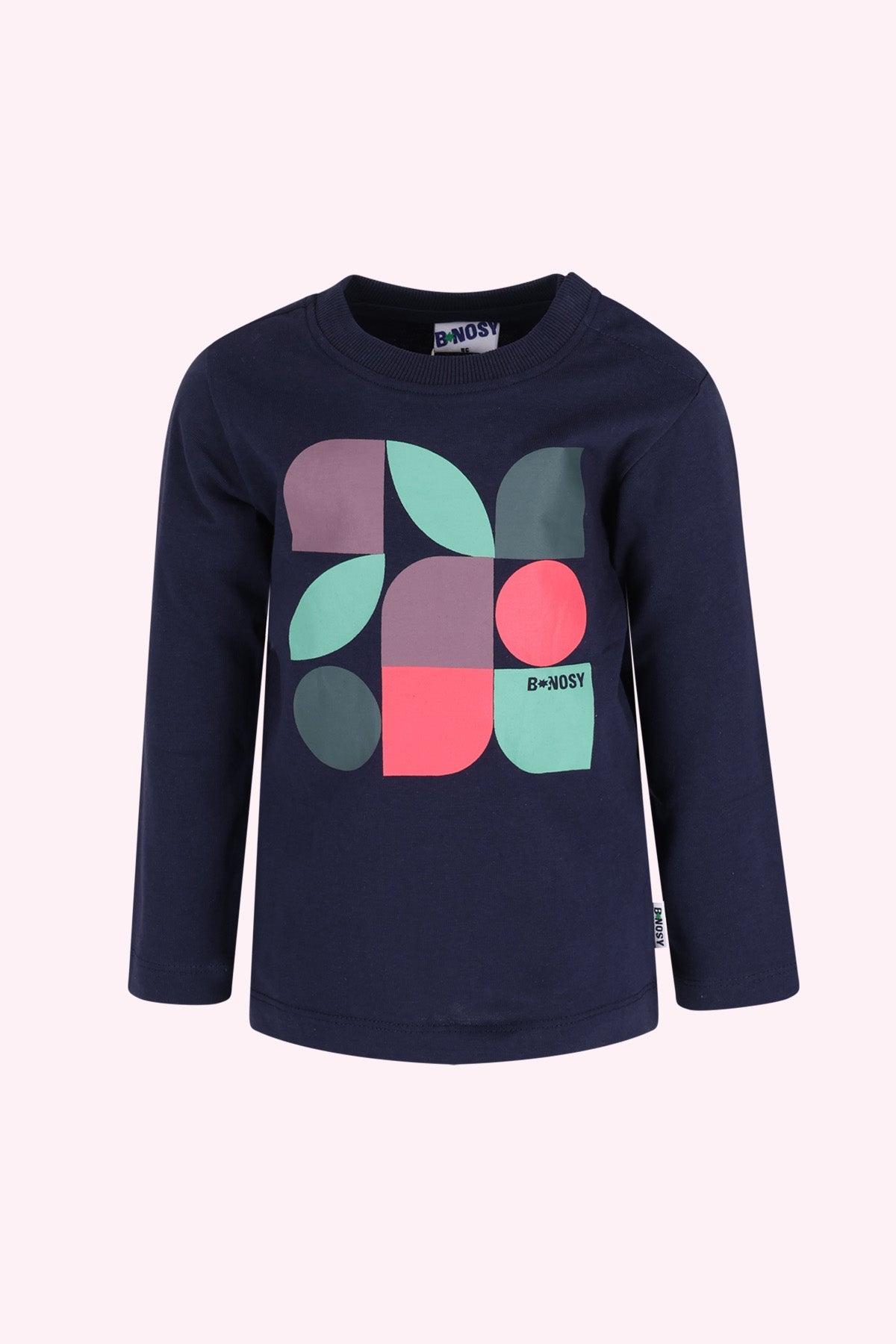 B.Nosy Mini Tobias Lange Mouwen Shirt Donkerblauw