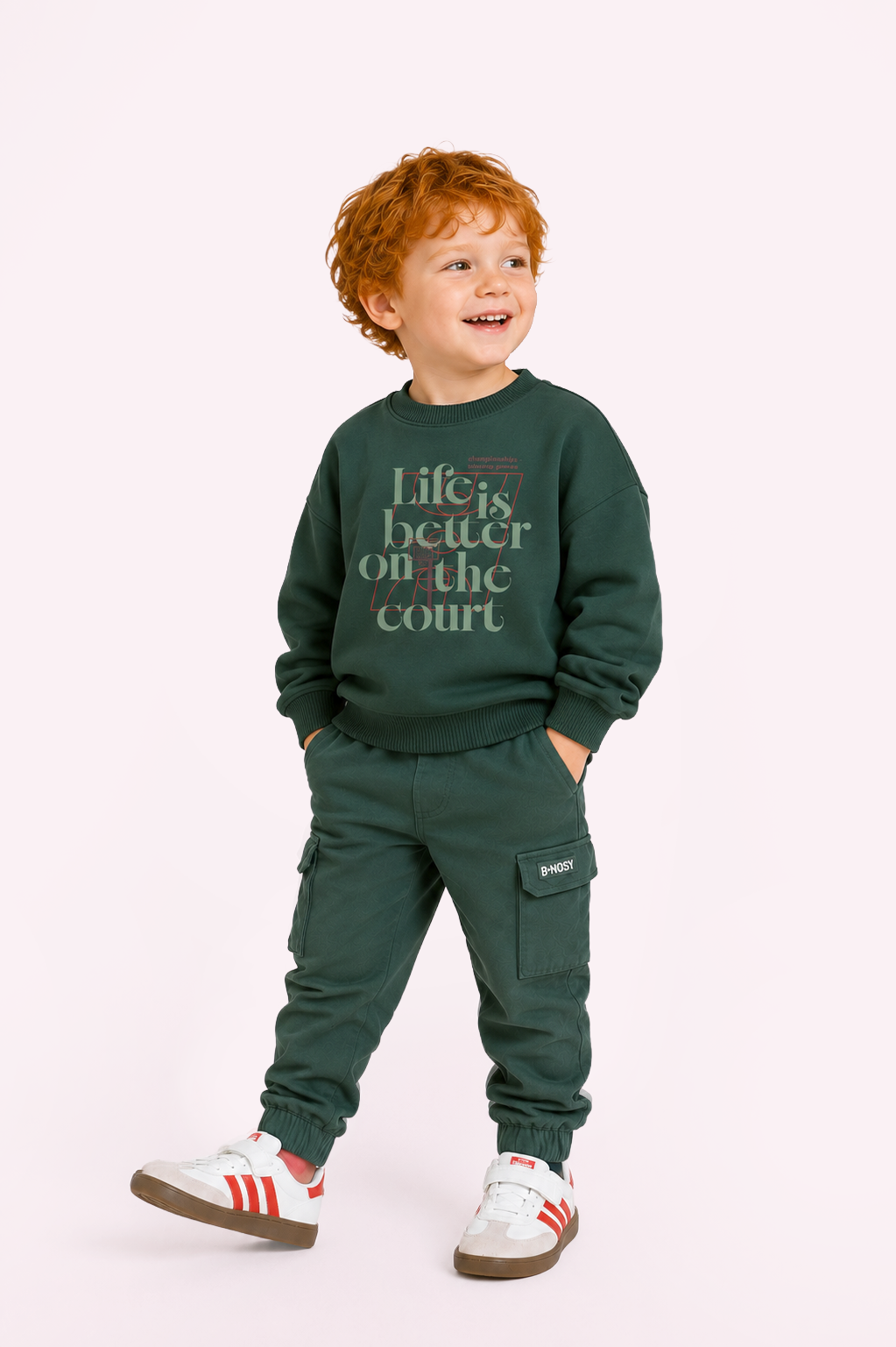 B.Nosy Mini Peter Broek Donkergroen