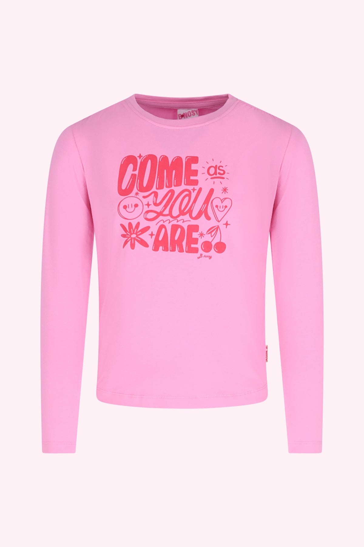 B.Nosy Tara Lange Mouwen Shirt Roze