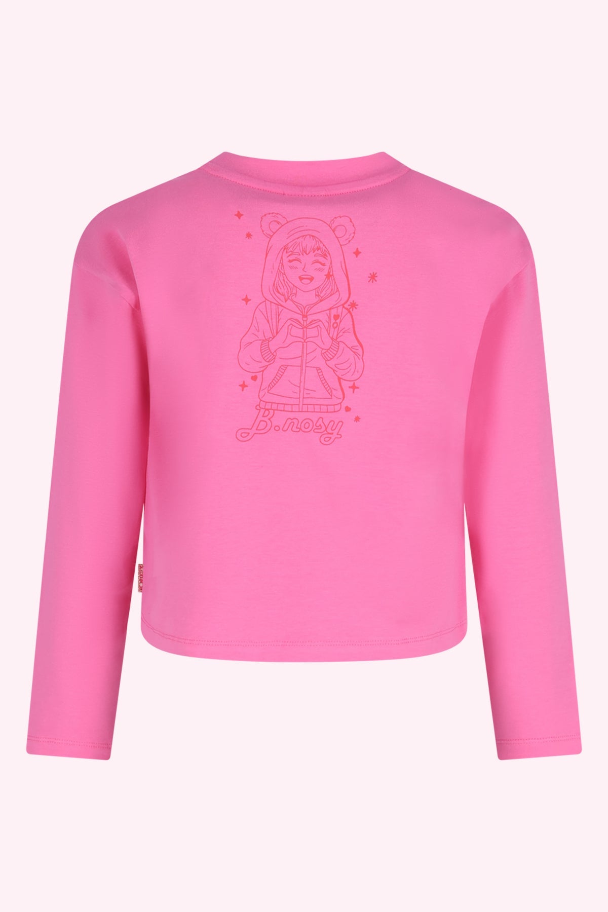 B.Nosy Tina Lange Mouwen Shirt Azalea Pink