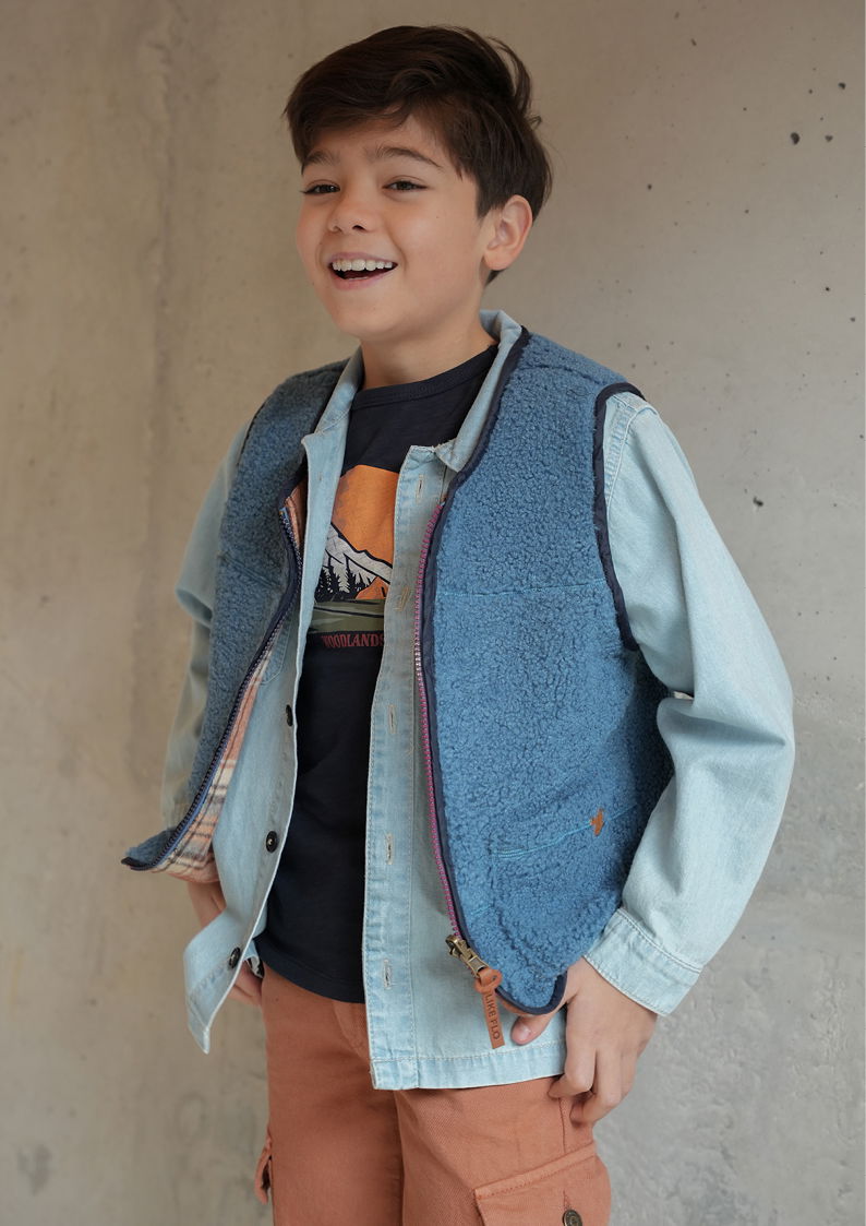 Blouse Change Light Denim