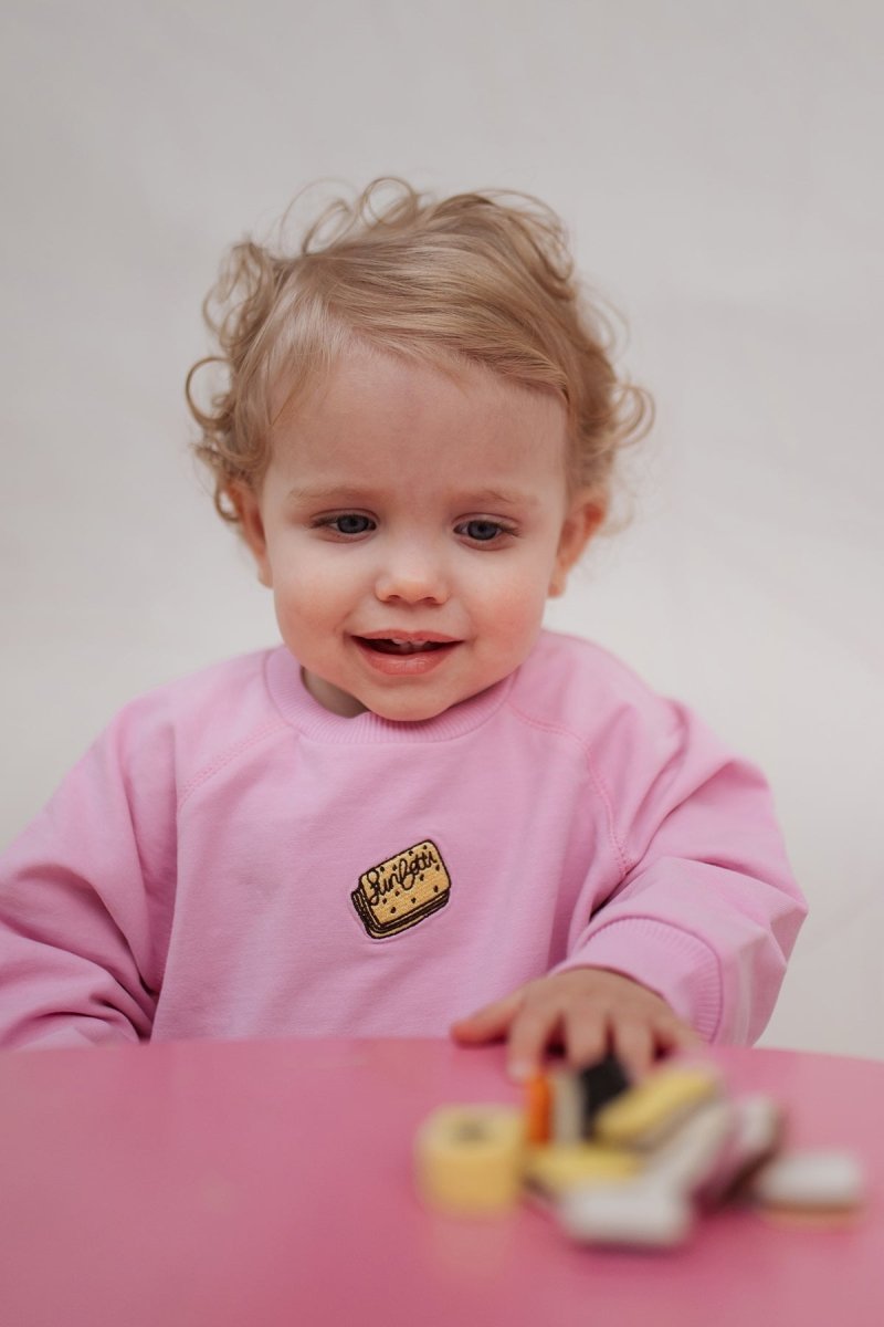 Aiden Baby Sweater Roze - The New Chapter Store