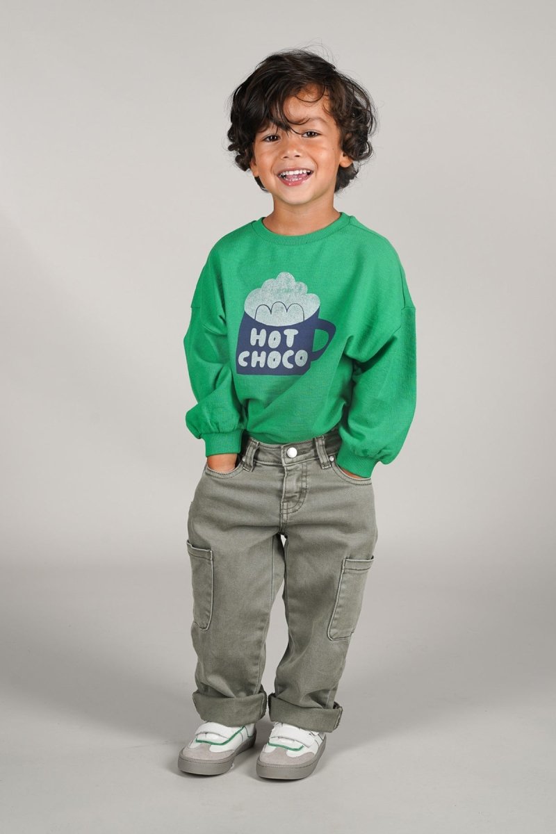 Benja Sweater Groen - The New Chapter Store
