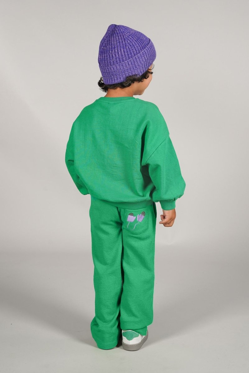 Benja Sweater Groen - The New Chapter Store