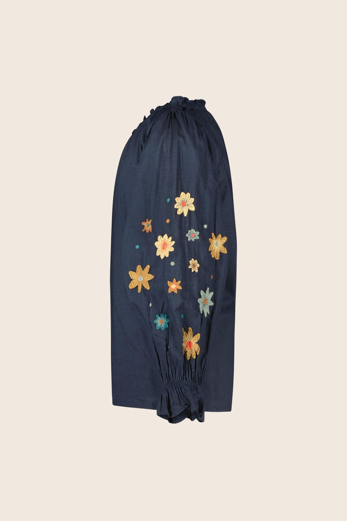 LikeFLO Blouse Carmen Navy - LikeFlo