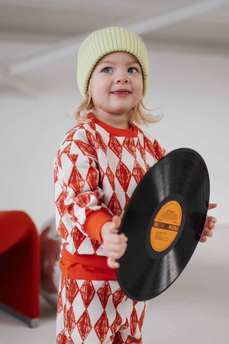 Bowe Sweater Rood Ruit - The New Chapter Store