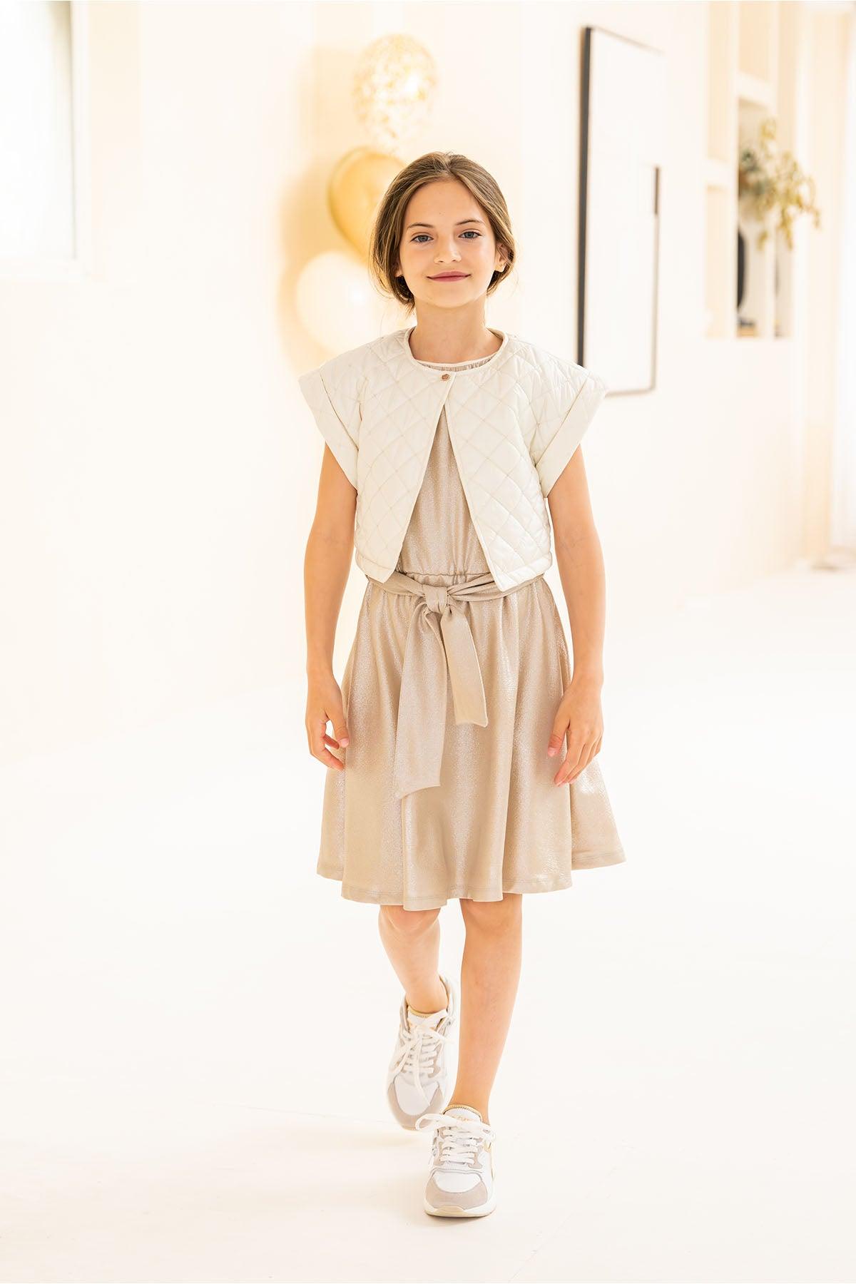LikeFLO Dress Monet Champagne - LikeFlo