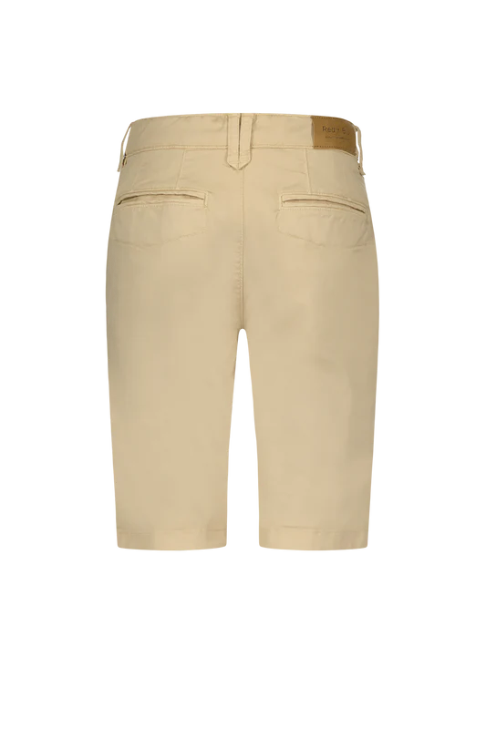 Red&Blu Tim twill bermuda zand