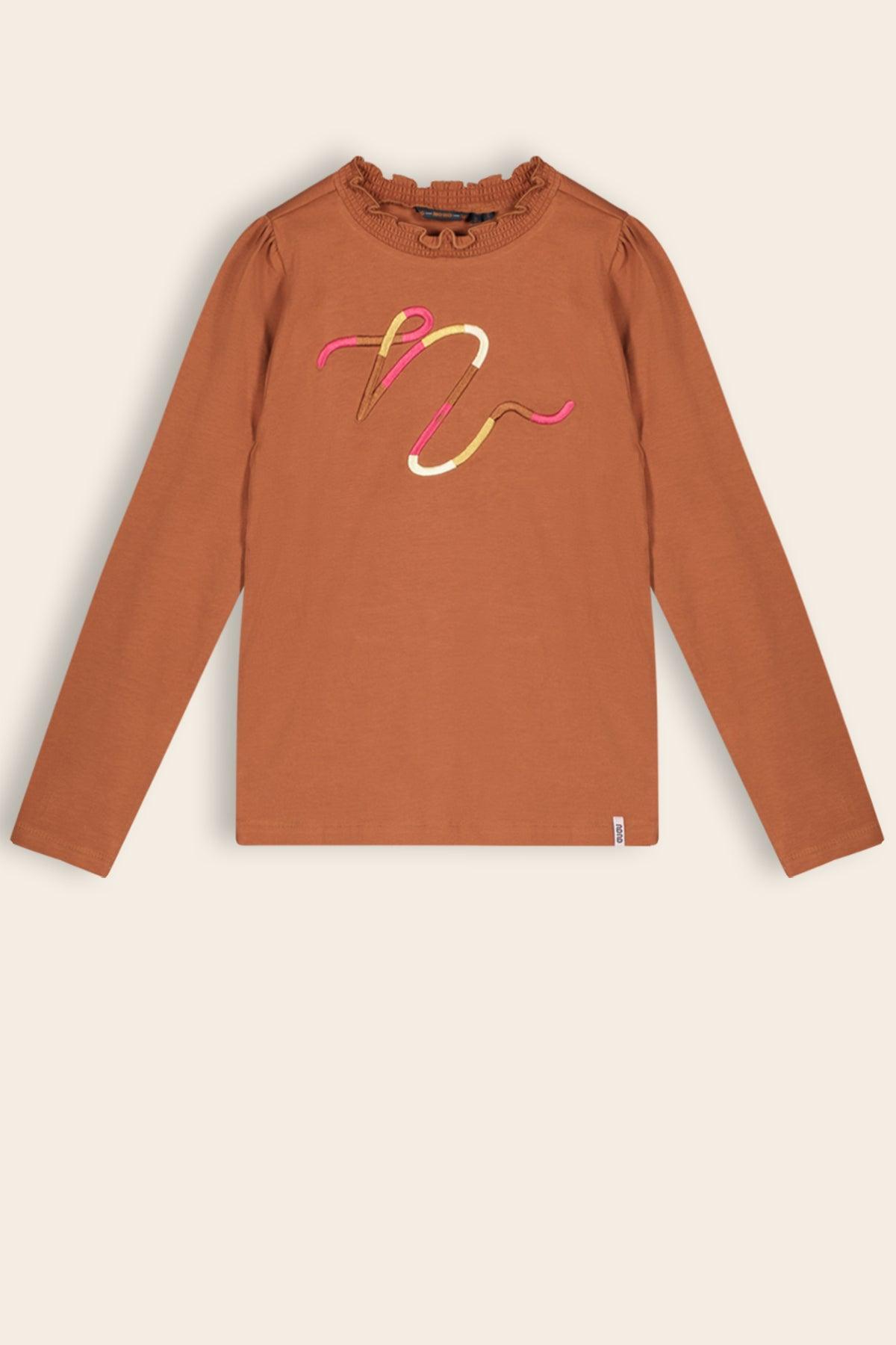 Kilias Tshirt Kleurrijk N Borduursel - NoNo Kidswear