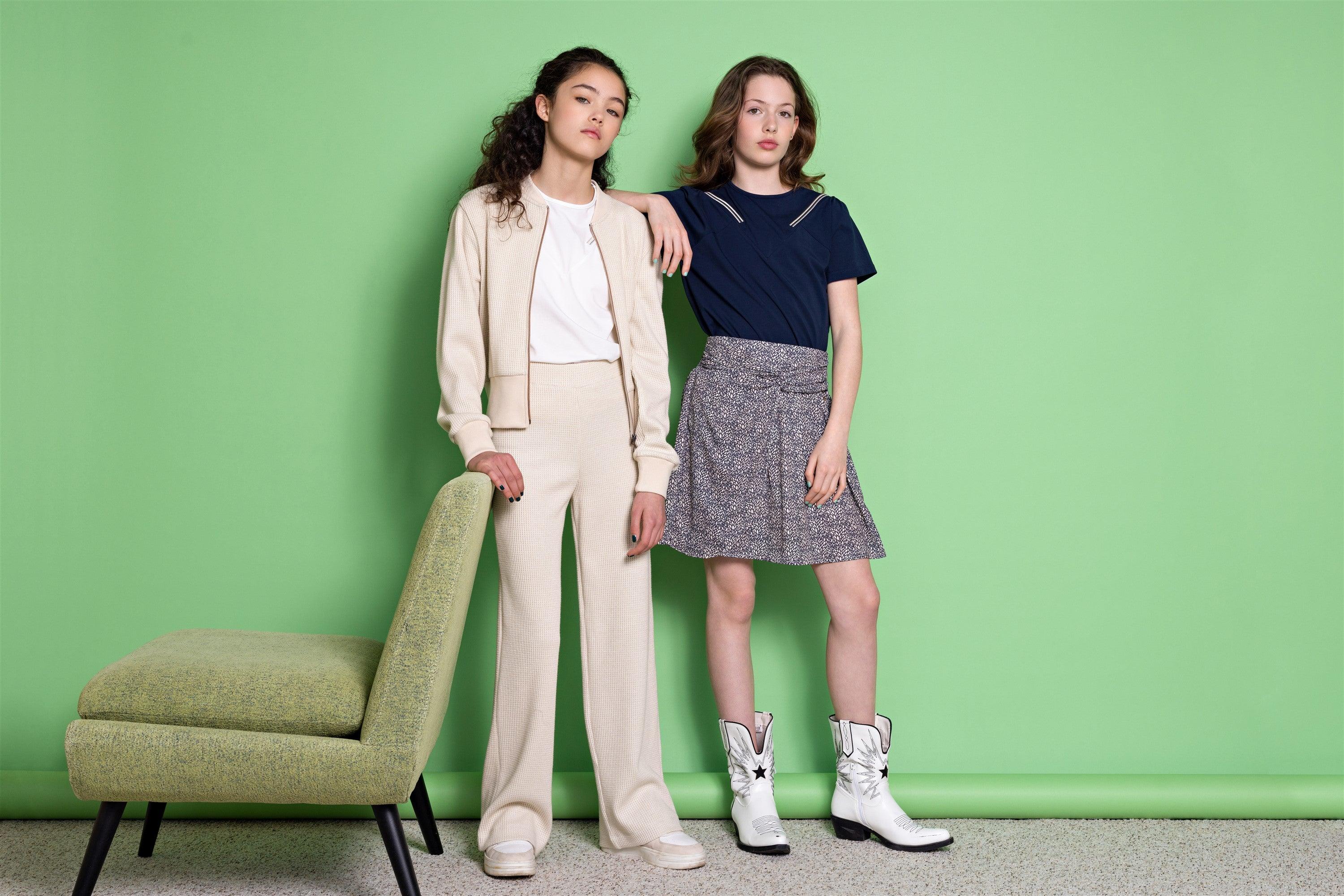 Koala Tshirt VShape Detail Navy Blazer - NoNo Kidswear