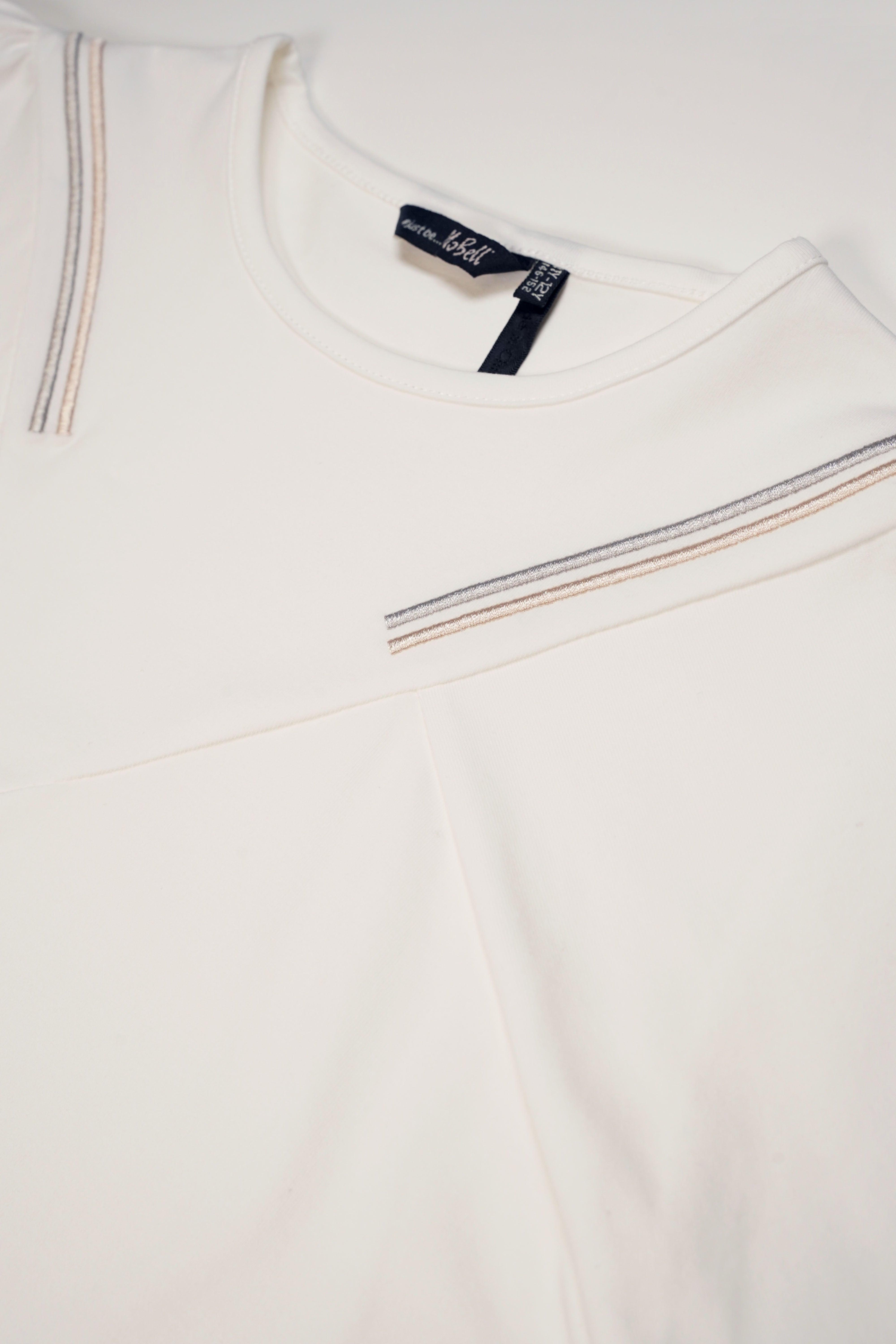 Koala Tshirt VShape Detail Snow White - NoNo Kidswear