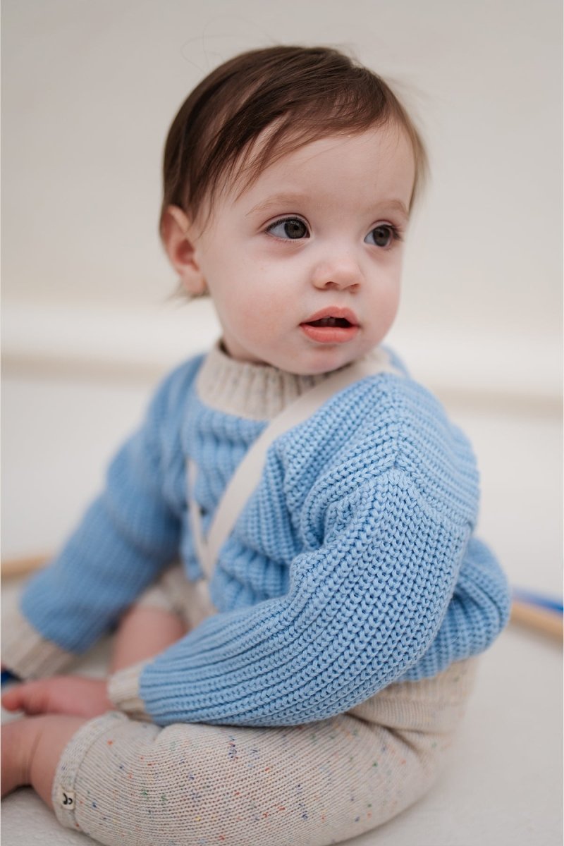 Lenny Baby Sweater Blauw - The New Chapter Store