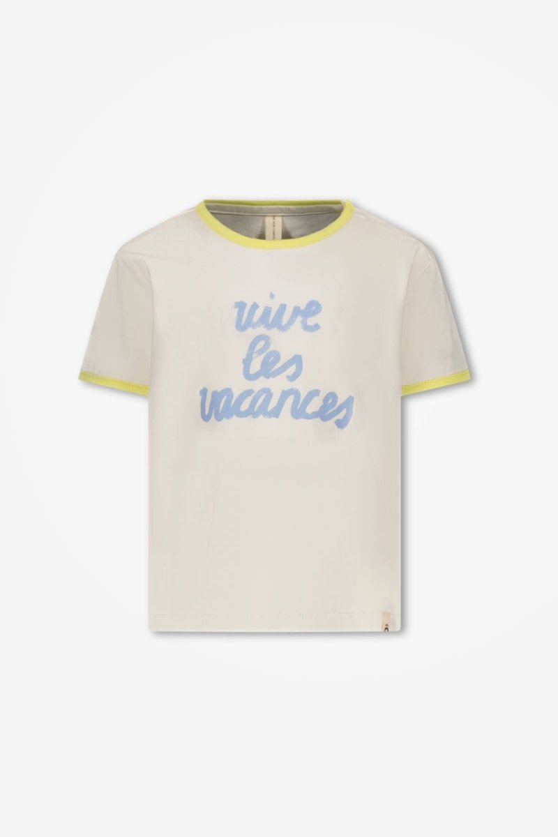 Manu T-shirt wit vacances - The New Chapter Store