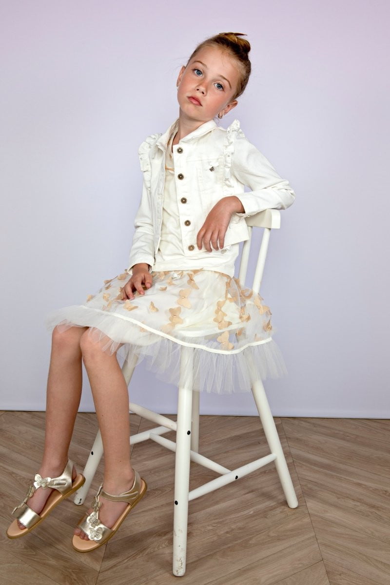 NAAMAH butterfly lace top - Le Chic Fashion