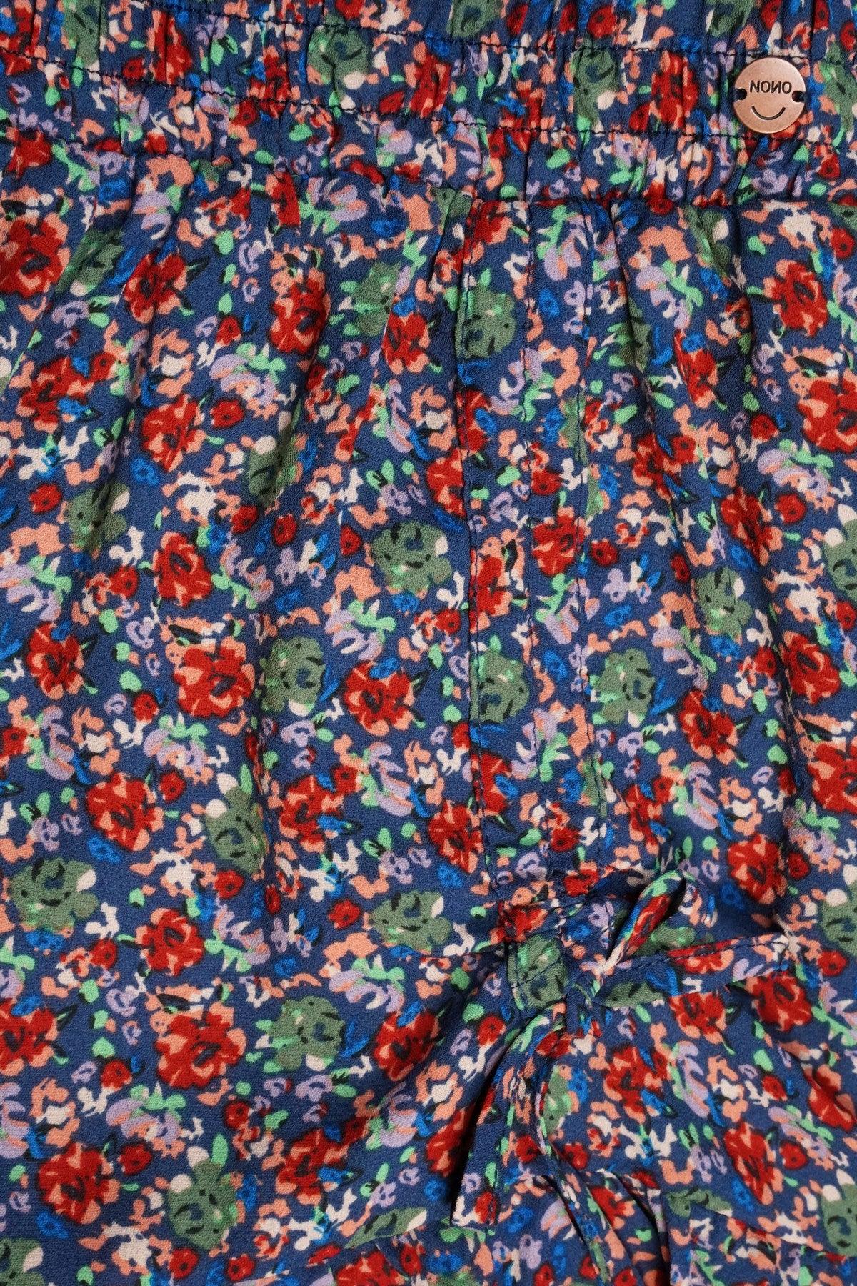 Nadia Gebloemde Rok - NoNo Kidswear