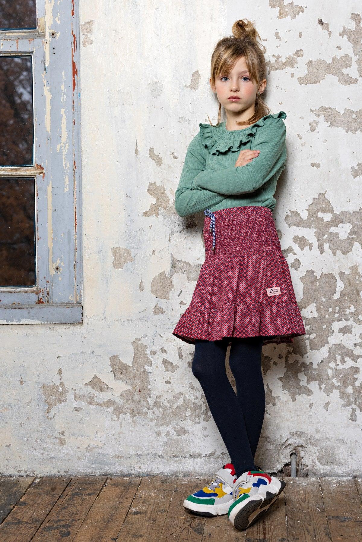 Noor Rok met Tegeltjes Print - NoNo Kidswear