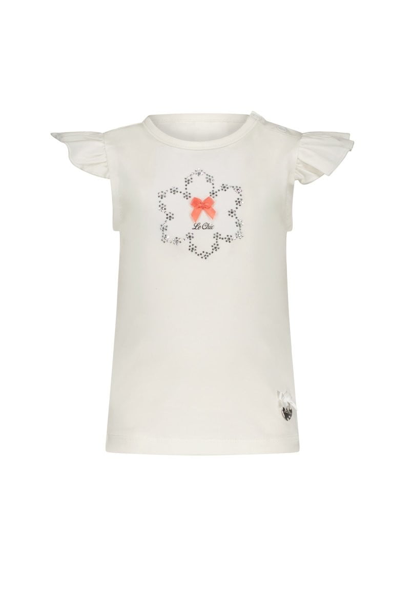 NOSSA daisy rhinestone T-shirt - Le Chic Fashion