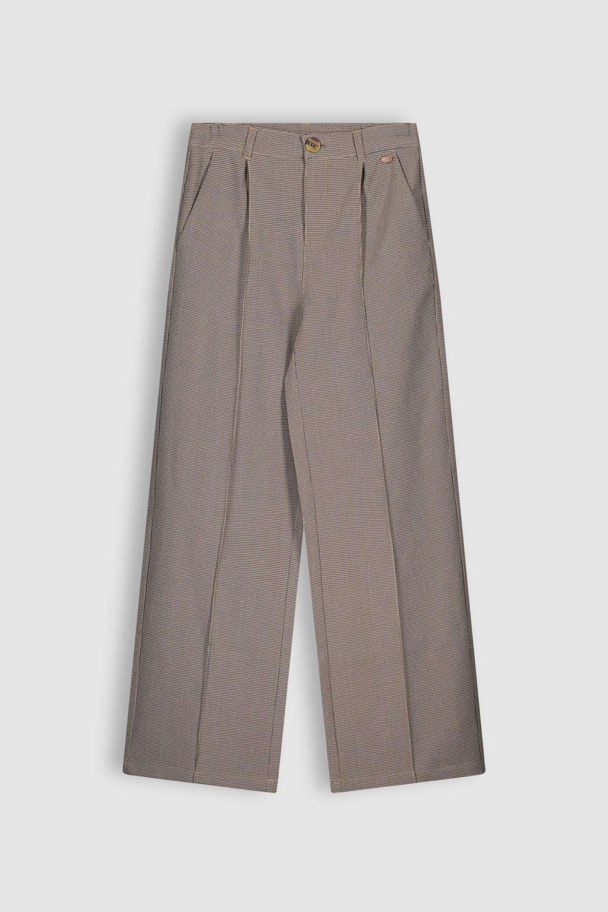 Sali Pied de Poule Wijde Pijp Broek - NoNo Kidswear