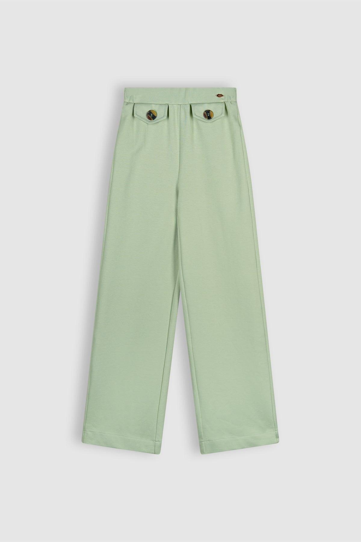 Sinua Palazzo Pique Broek - NoNo Kidswear