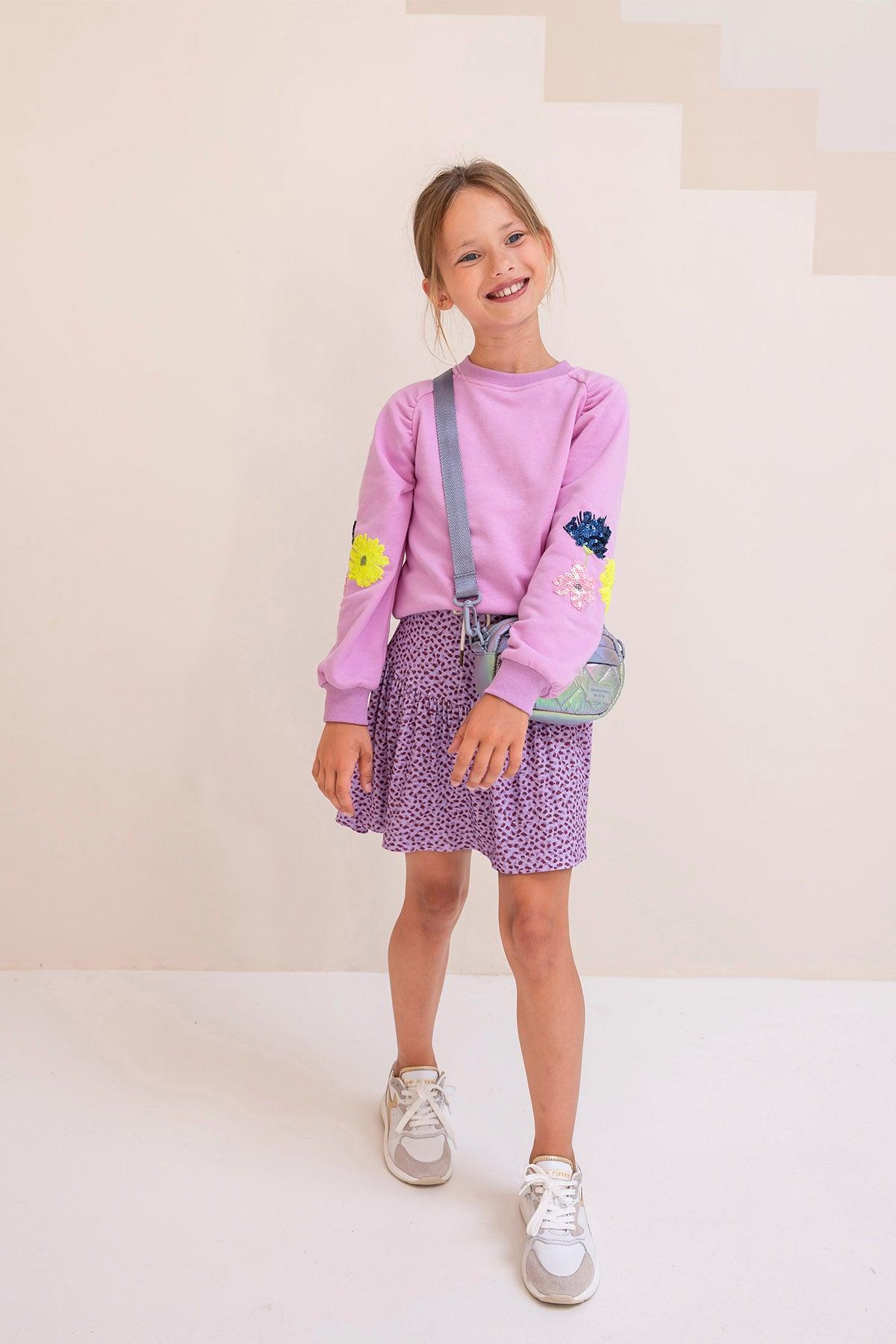 LikeFLO Skirt Vada Lilac Dot - LikeFlo