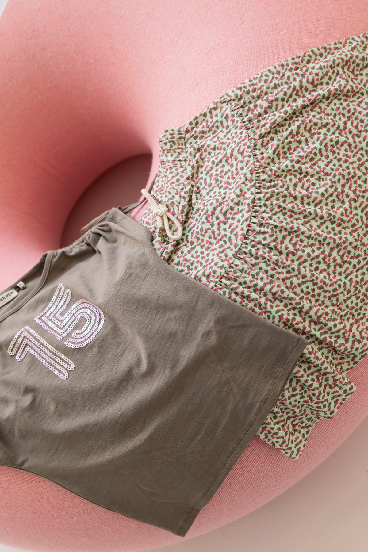 LikeFLO Skirt Vade Soft Green Dot - LikeFlo