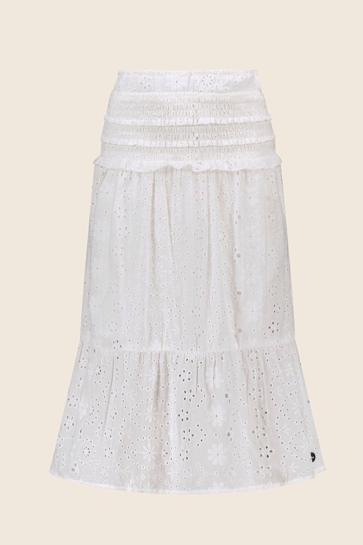 LikeFLO Skirt Valenthe Off White - LikeFlo