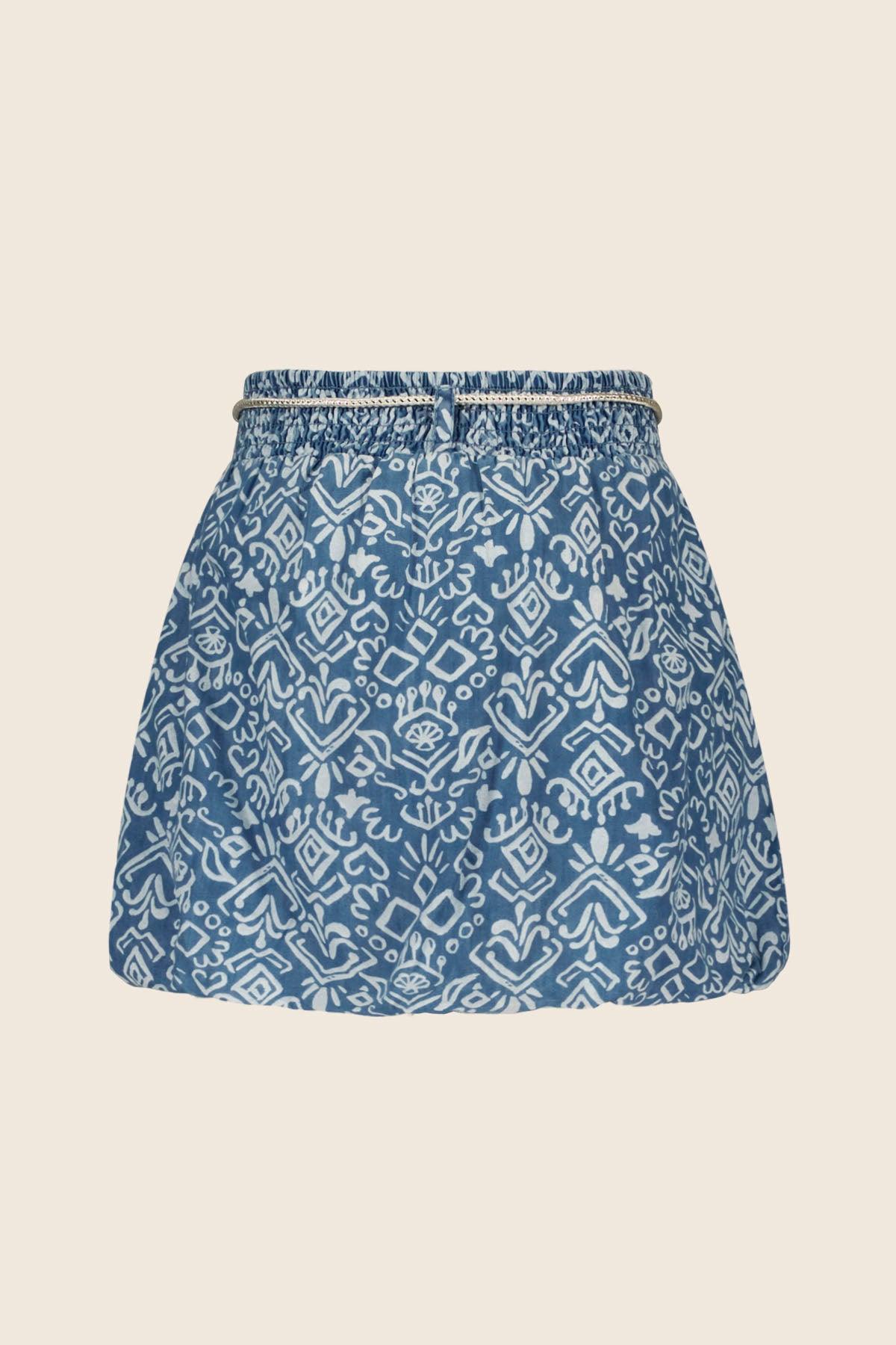 LikeFLO Skirt Valerie Denim Ikat - LikeFlo