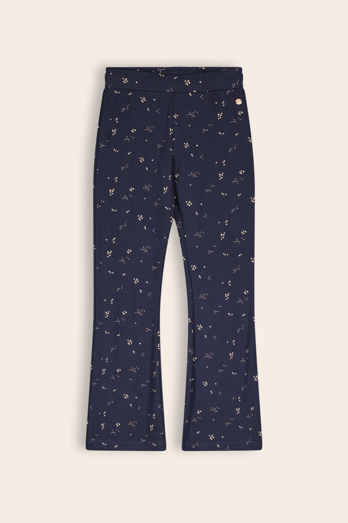 Sole Stippen Geprinte Flared Broek - NoNo Kidswear