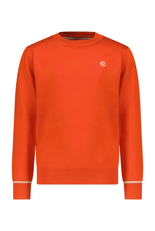 Red&Blu Wim sweater oranje