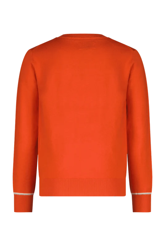 Red&Blu Wim sweater oranje