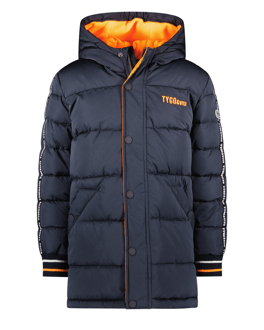 Winterjas Justin Donker Blauw - TYGO&vito